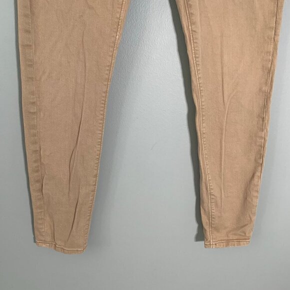 LOFT beige high waist skinny ankle cotton stretch‎ casual pants - Picture 4 of 12